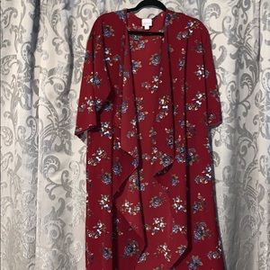 Rare LuLaRoe Shirley Floral Kimono M